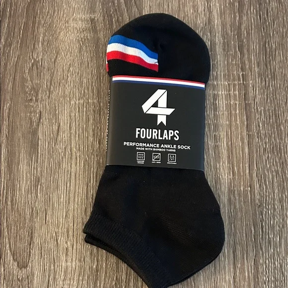 Performance Ankle Socks - Black, White, and Grey - Picture 5 of 8